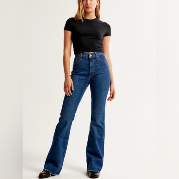 Abercrombie and Fitch The Vintage High Rise Flare size 8 size 29 - Picture 1 of 9